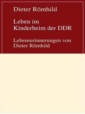 cover image of Leben im Kinderheim der DDR